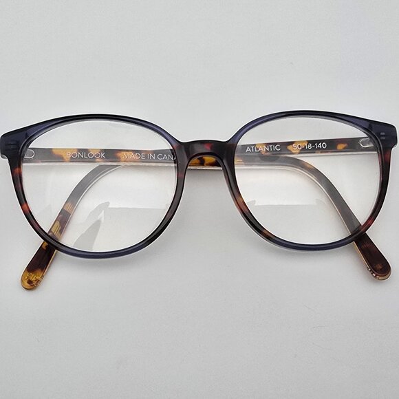 Bonlook Fauna Atlantic Tortoise Eyeglasses Frame w/ Case Canada 50-18-140 - Picture 12 of 16